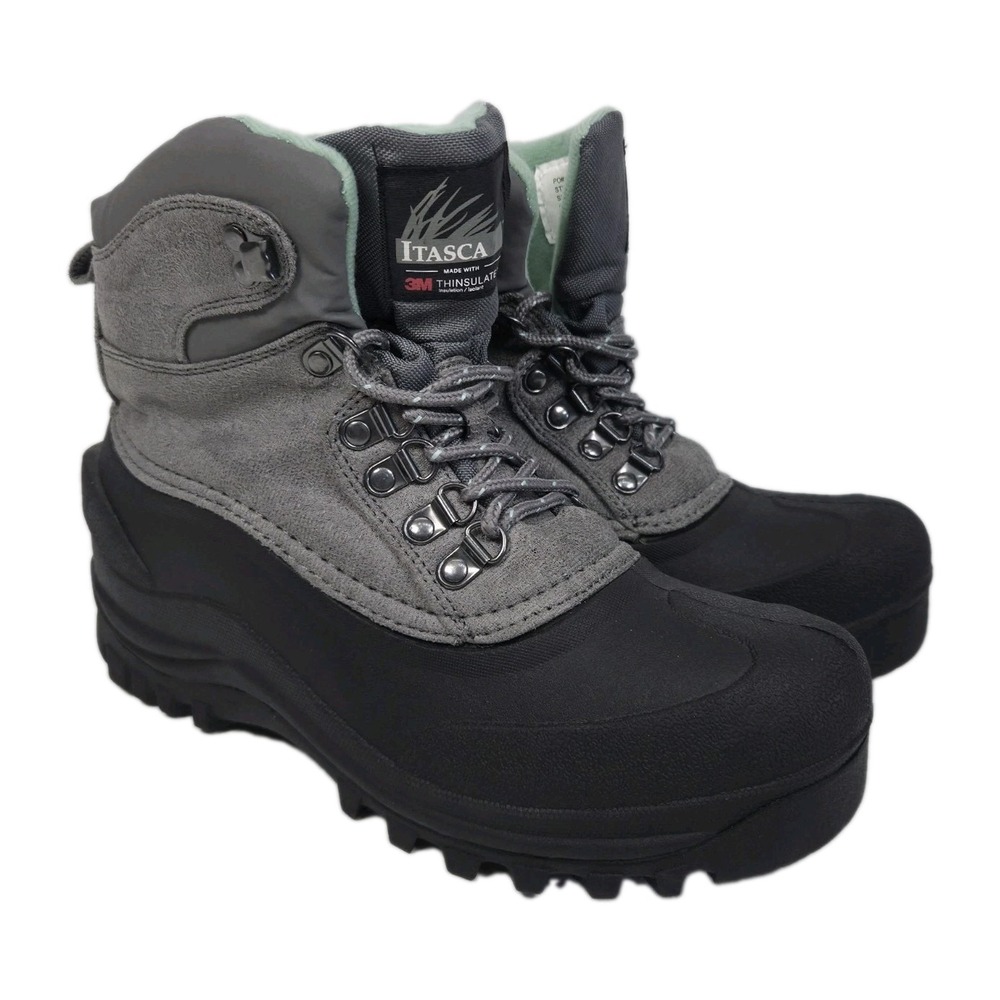 ITASCA Women's Snow Boots Granite Peak Thinsulate Insulated Soft Sole Insoles 9